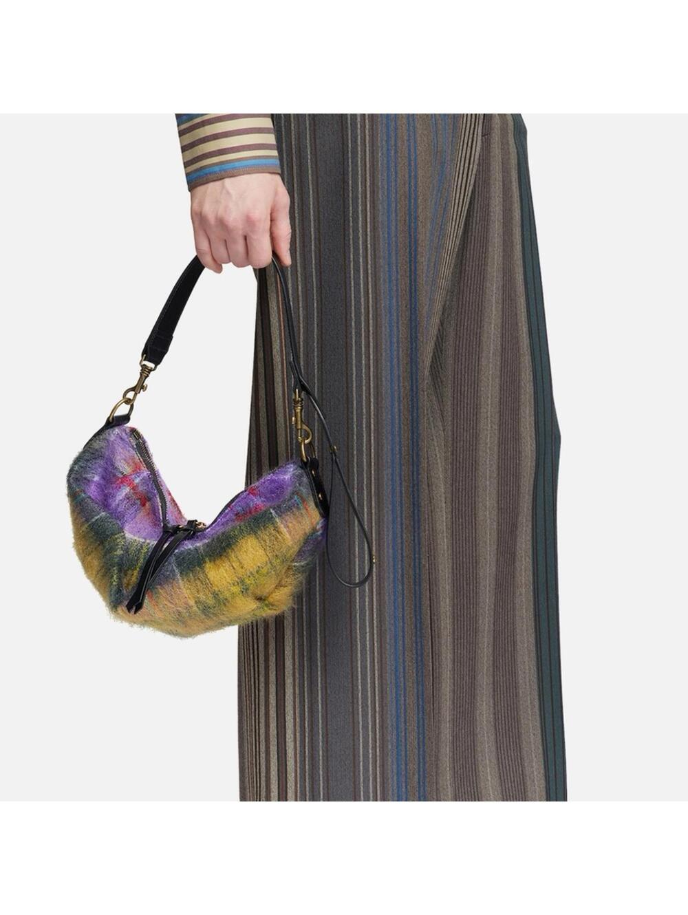 Vivienne Westwood Agnes Small Reversible Tartan Shoulder Bag - Picture 7 of 7